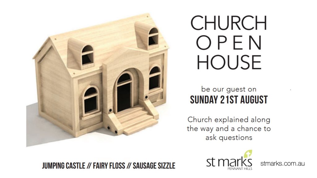 Church Open House 21st August